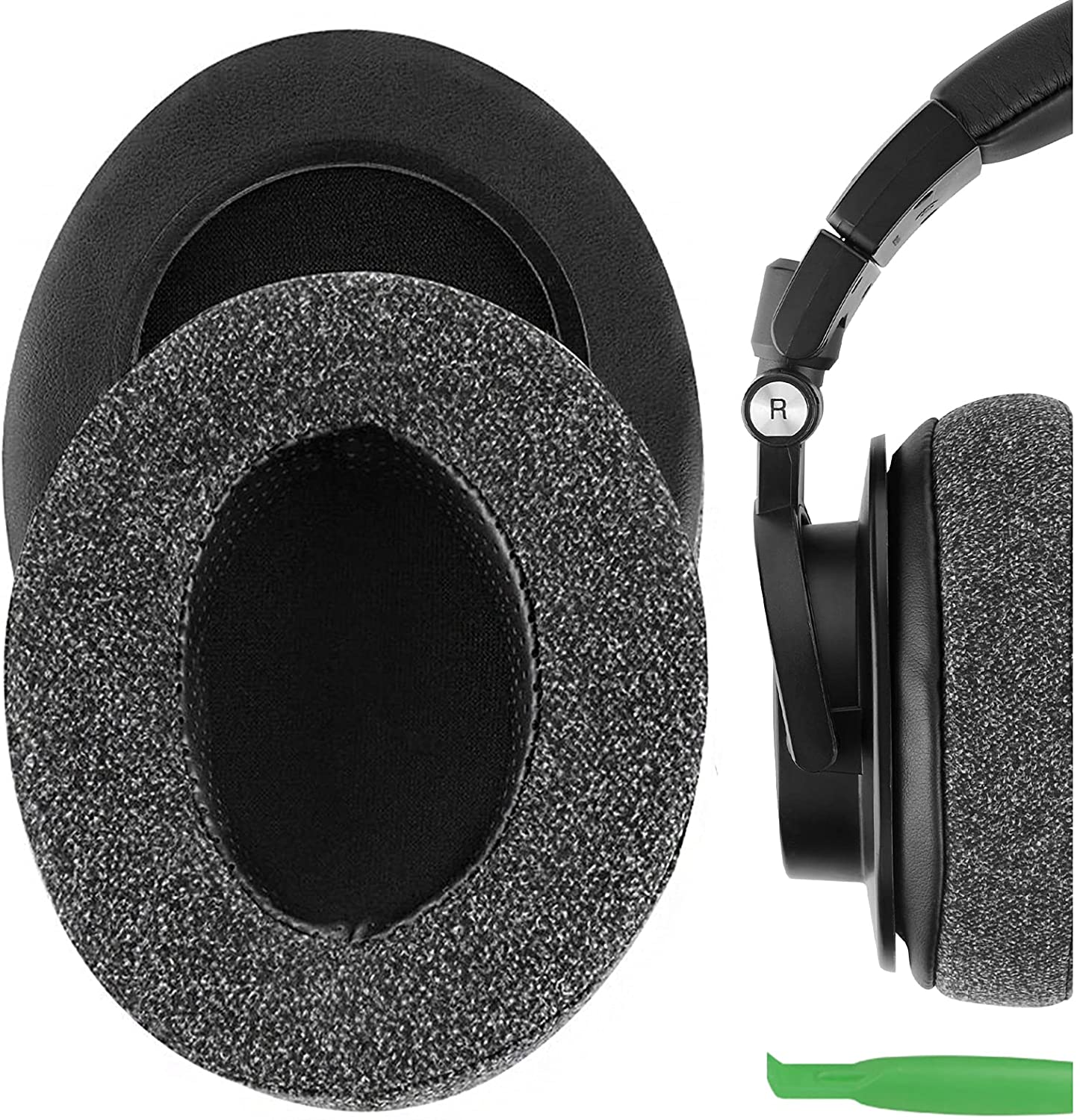 Audio Technica Headphone Ath-M20X - وسادات أذن بديلة مريحة من الكتان