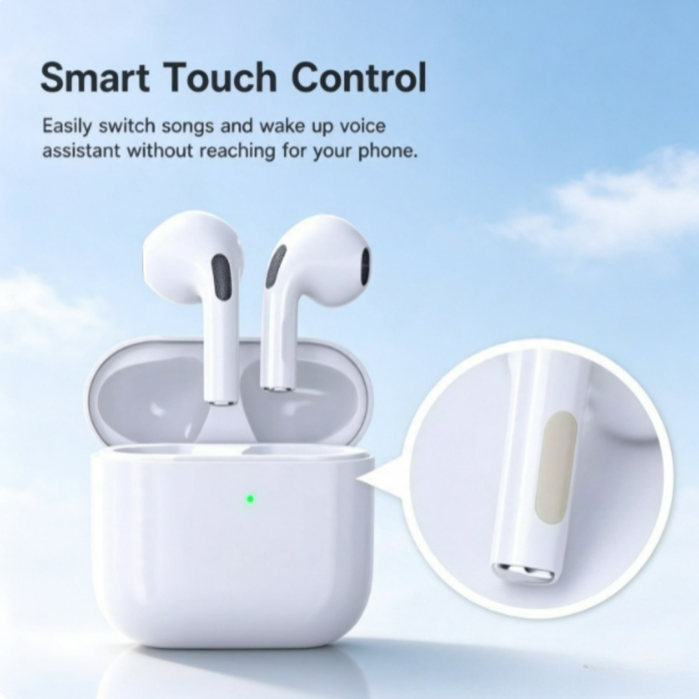 Wireless Earbuds Tws - سماعة أذن لاسلكية Pro4 TWS أصلية،