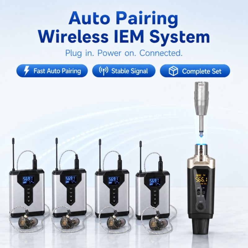 نظام مراقبة داخل الأذن لاسلكي، - مراجعة In Ear Monitor Iem وسعره