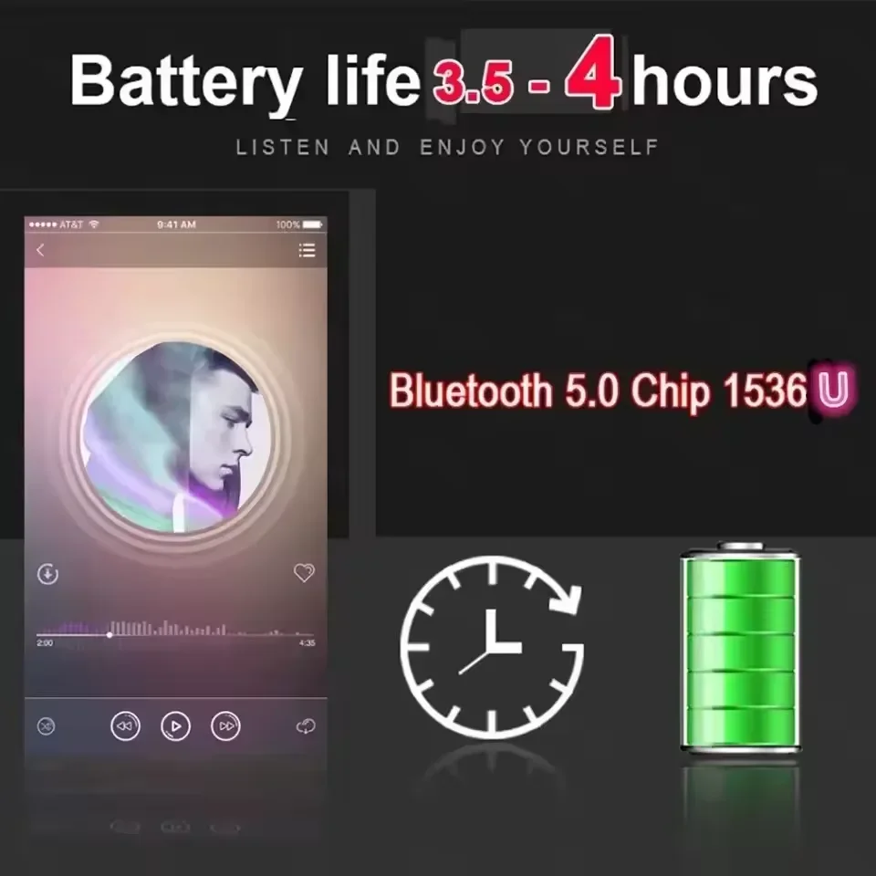 سماعات أذن لاسلكية Air Por 5 ا - مراجعة Bluetooth Headset On Ear وسعره